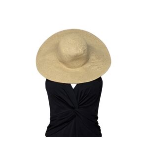 J. Crew Tan Wide-Brim Hat